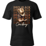 Dope black cowboy hat N boots